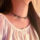 Beaded Ribbon Necklace - 2 Colours [現貨]