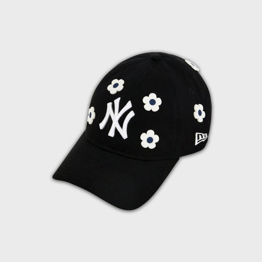 atelier DOSAN | [NEW ERA] washed NY rubber flower cap black [BOOYAH.LIVING]
