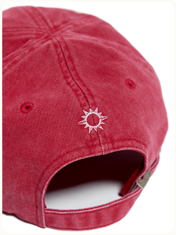 HELLO SUNRISE | Washed Arch Logo Ball Cap Vintage Pink [BOOYAH.LIVING]