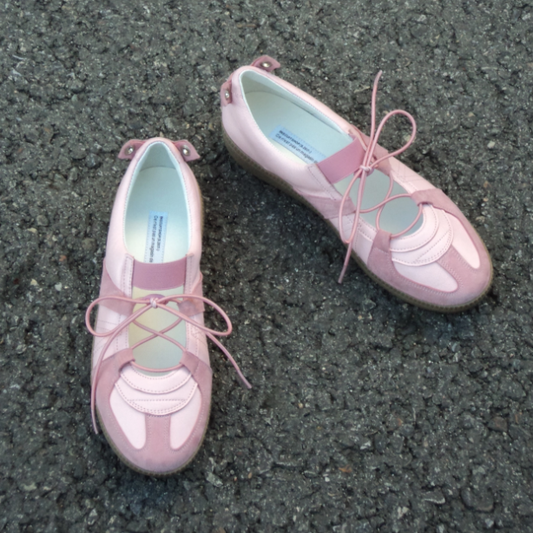 Biscuit Shop | Classic German Army Ballet Shoes Dusty Pink [BOOYAH.LIVING]